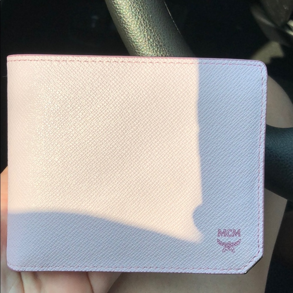 MCM Pastel Pink Wallet